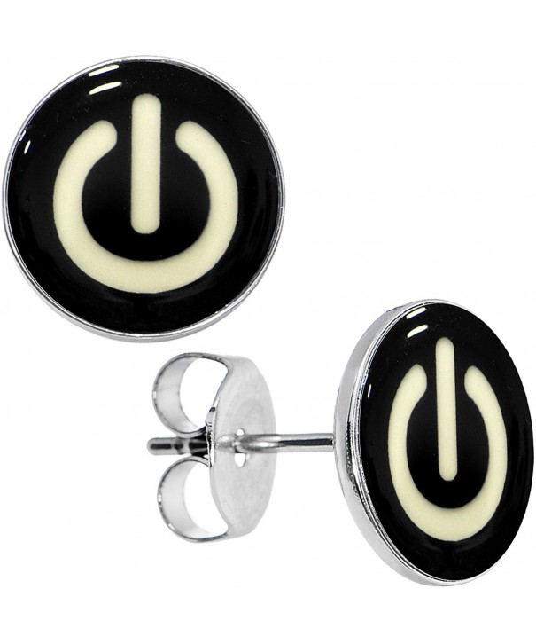Body Candy Stainless Button Earrings