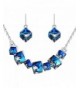 PLATO Crystal Jewelry Necklace Earrings