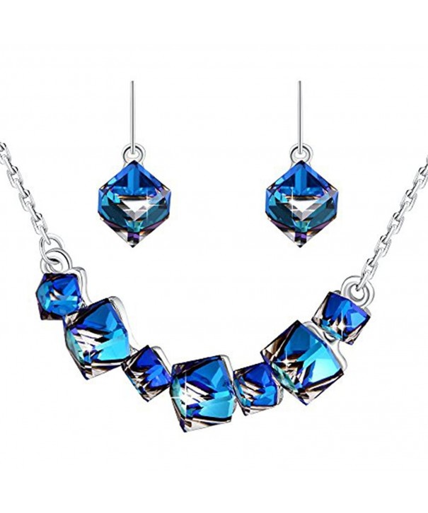 PLATO Crystal Jewelry Necklace Earrings