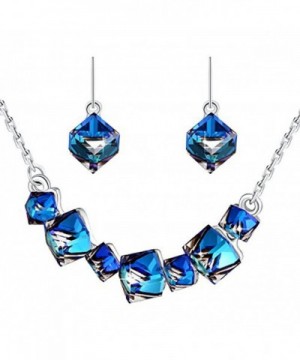 PLATO Crystal Jewelry Necklace Earrings