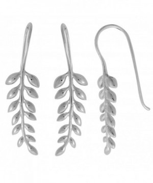 Boma Sterling Silver Leaf Earrings