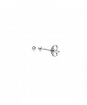 Sterling Silver Earrings Small Round