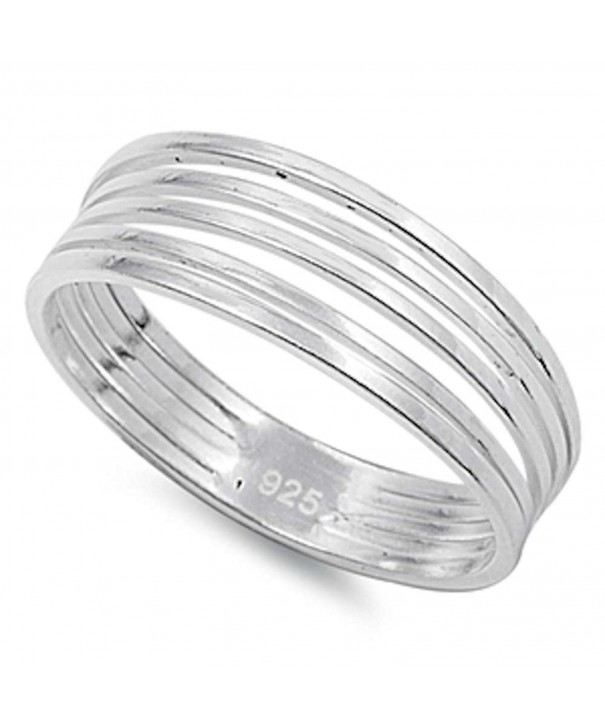 Solid Band Sterling Silver Sizes