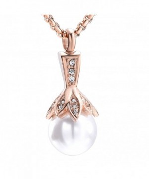 Crystal Stainless Keepsake Cremation Necklace