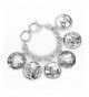 Fashion Silver Burnished Elephant Bracelet