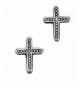 Sterling Silver Christian Religious Earrings