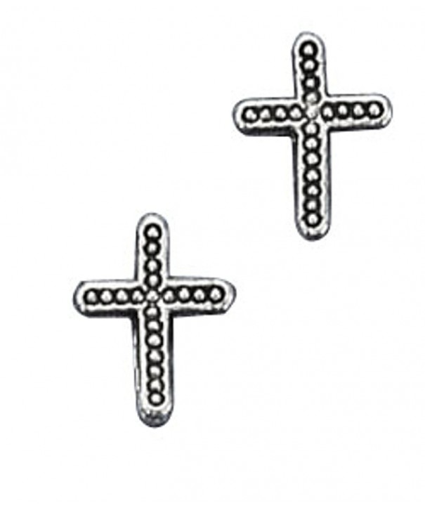 Sterling Silver Christian Religious Earrings