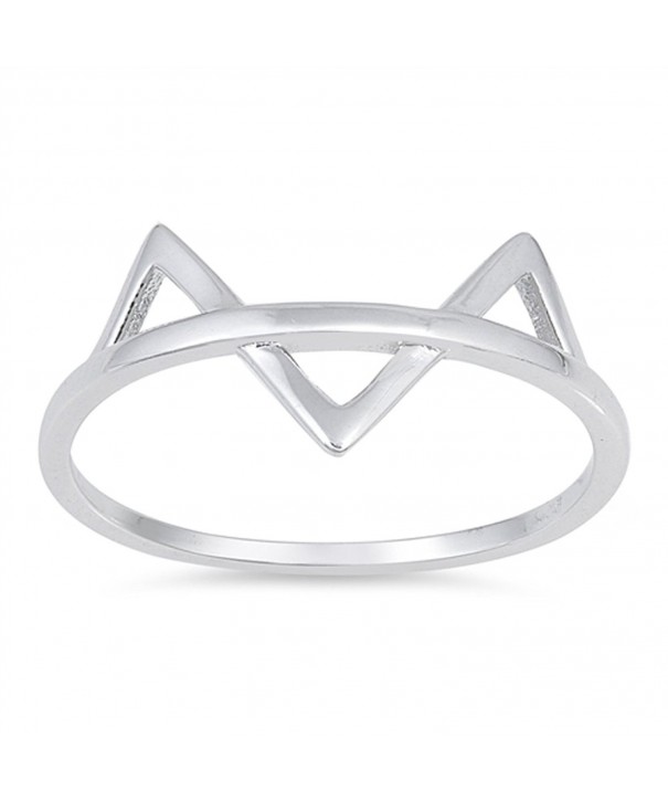 Triangle Animal Fashion Sterling Silver