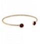 Oroclone Plated Swarovski Bangle Bracelet