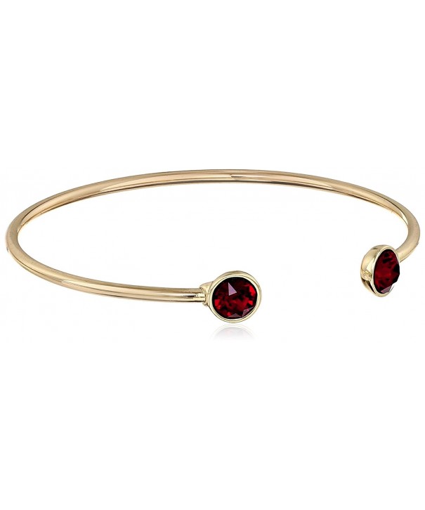 Oroclone Plated Swarovski Bangle Bracelet