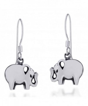 Charming Elephant Sterling Silver Earrings