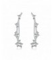 Mevecco Crawler Climber Earrings Jewelry 01 Silver