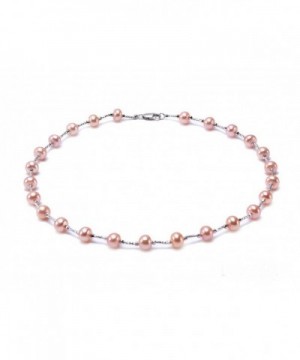 JYX Sterling 7 5 8 5mm Freshwater Pearl