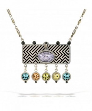 Artazia Black Necklaces Pastel Accents