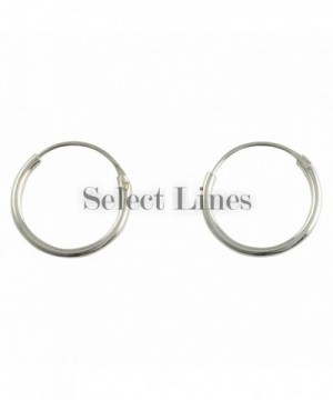 Sterling Endless Earrings Genuine Jewelry