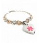 MyIDDr Medical bracelet Colored Hearts