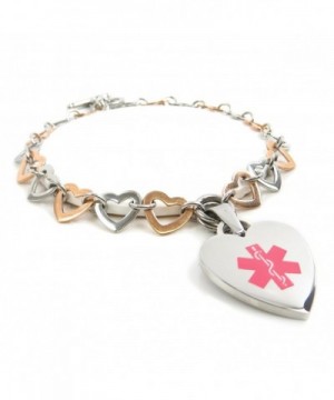 MyIDDr Medical bracelet Colored Hearts