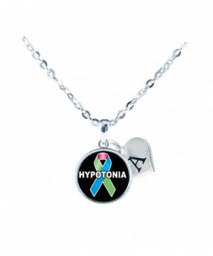 Hypotonia Awareness Necklace Jewelry Initial