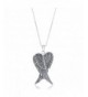 Sterling Silver Double Angel Pendant