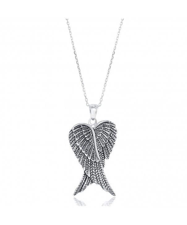 Sterling Silver Double Angel Pendant