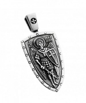 ARCHANGEL MICHAEL STERLING ORTHODOX NECKLACE