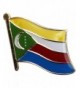 Flagline Comoros National Lapel Pin