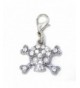 Jewelry Monster Clip Crossbones Crystals