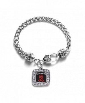 Disease Awareness Classic Silver Bracelet