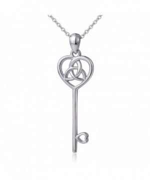 Sterling Silver Trinity Pendant Necklace