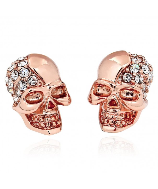 ELBLUVF Alloy Plated Rhinestone Earrings