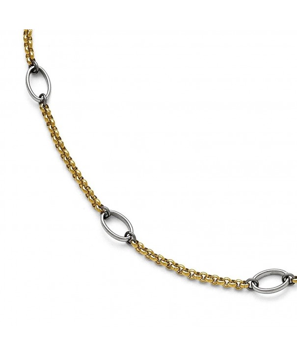 Stainless Steel Polished IP plated Anklet