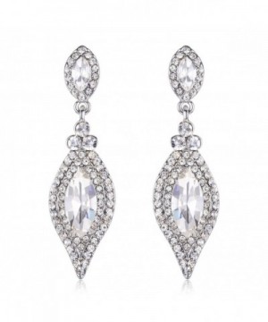 Janefashions AUSTRIAN RHINESTONE CHANDELIER EARRINGS