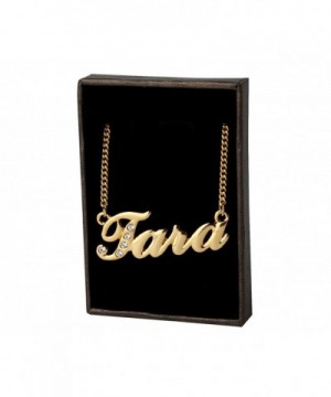 Name Necklace Tara Gold Plated