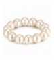 Caperci Stretch Simulated Pearl Bracelet