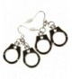 Rubies Handcuff Earrings