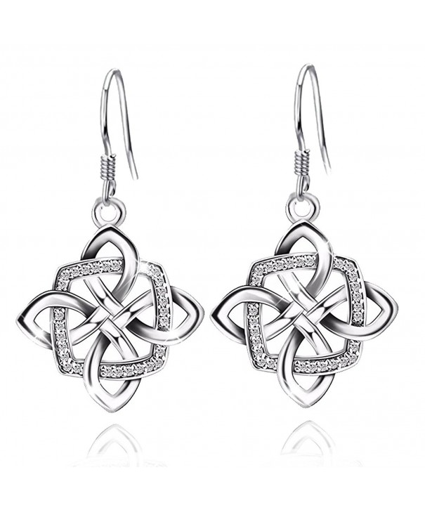 JUFU Womens Sterling Silver Earrings