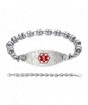 Divoti Engraved Filigree Bracelet Stainless