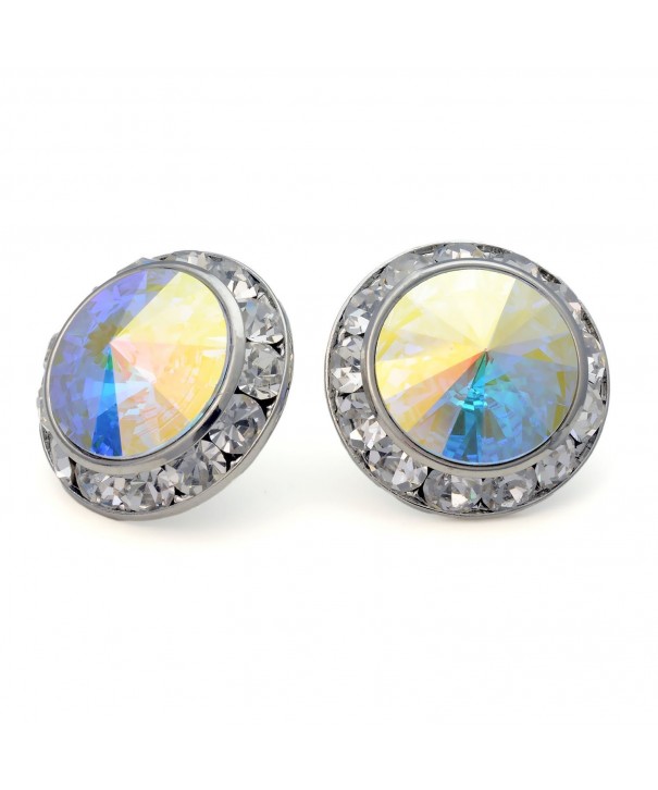 PammyJ Aurora Borealis Crystal Earrings
