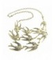 Vintage Anthropologie Swallow Necklace Statement