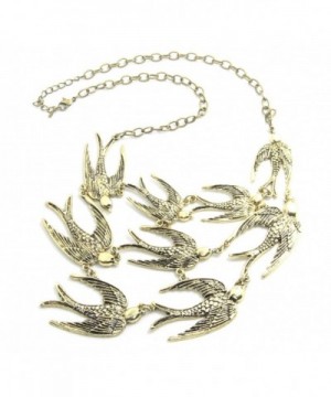 Vintage Anthropologie Swallow Necklace Statement