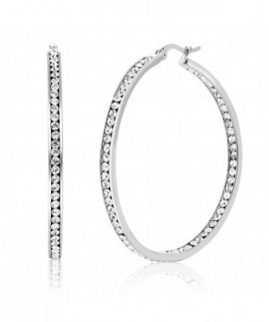 Stunning Stainless Steel Inside Out Earrings