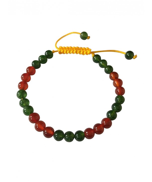 Tibetan Green Carnelian Bracelet Meditation