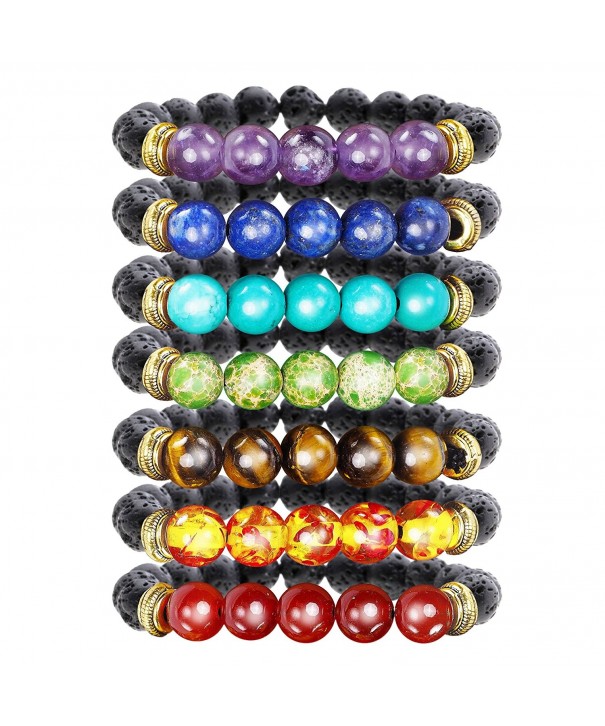 Chakra Healing Bracelet Volcanic Meditation