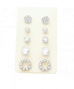 Rosemarie Collections Womens Crystal Earrings