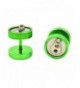 Pair Green Steel Cheater Plugs