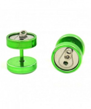 Pair Green Steel Cheater Plugs