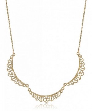 Downton Abbey Gold Tone Filigree Necklace