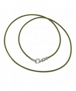 Sterling Silver 1 8mm Leather Necklace