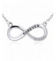 Valentines Sterling Infinity Necklace Girlfriend