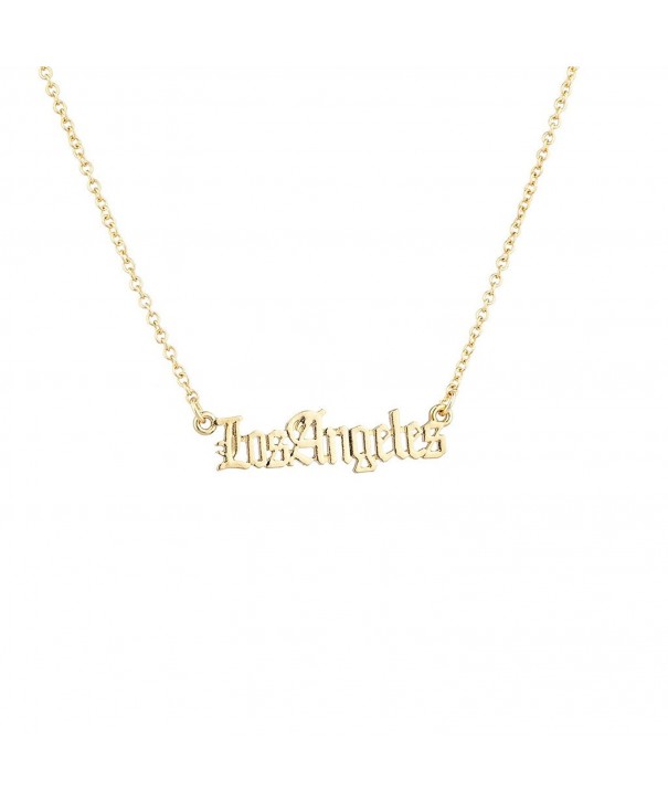 Lux Accessories Angeles California Necklace